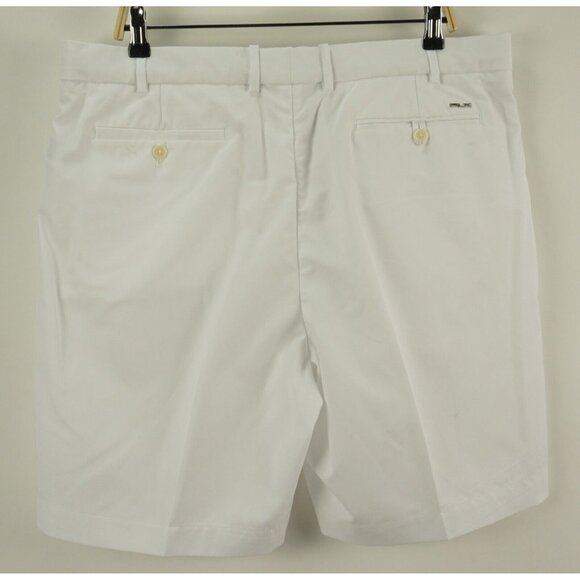 RLX Ralph Lauren Performance Golf Chino Shorts Mens 38 x 8.5" White Flat Stretch - Picture 2 of 10